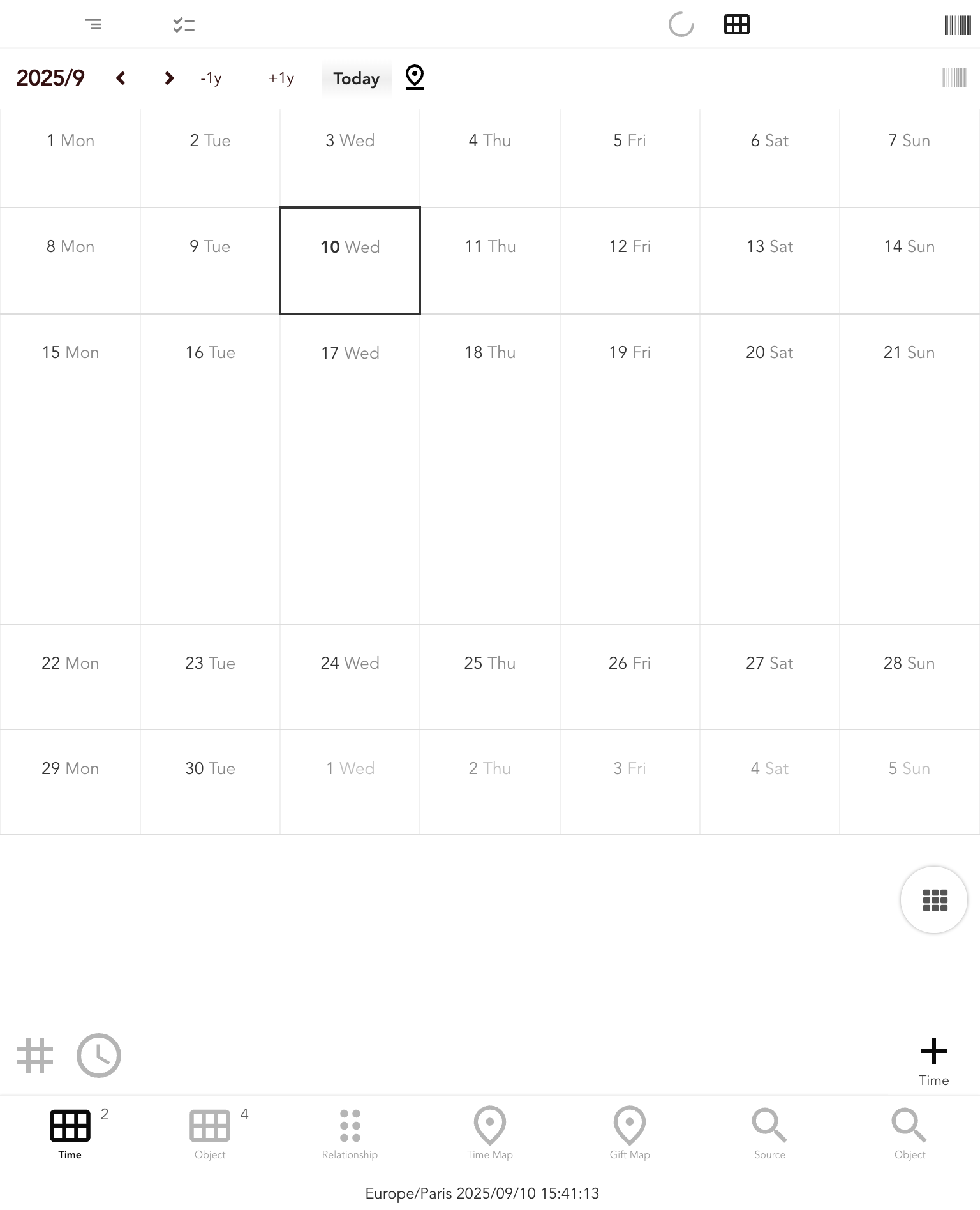 Step 1: Tap the + button or a calendar date