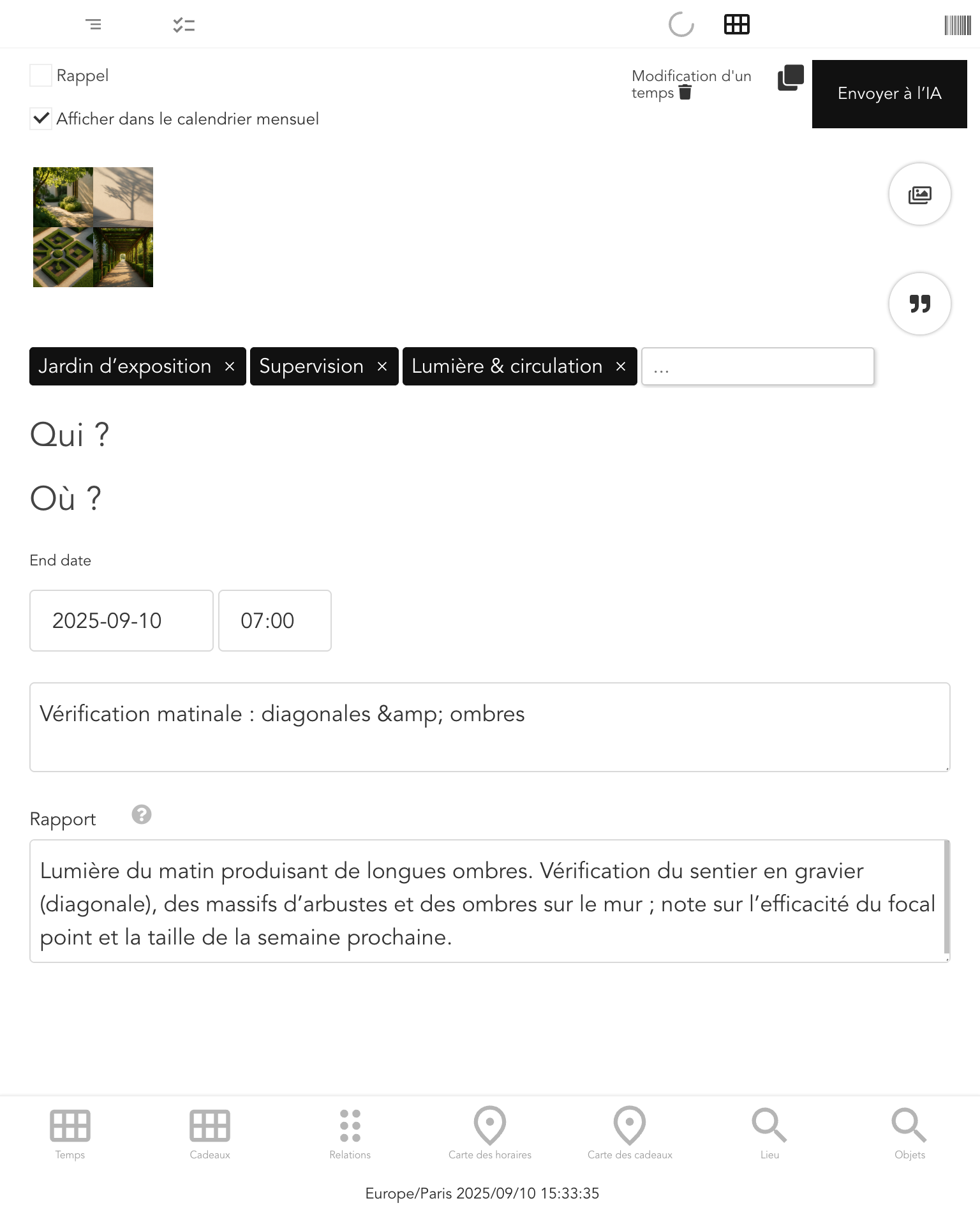 Étape 2 : téléverser une photo